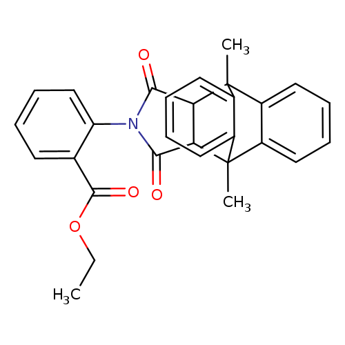 ethyl 2-(1,8-dimethyl-16,18-dioxo-17-azapentacyclo[6.6.5.0~2,7~.0~9,14~.0~15,19~]nonadeca-2,4,6,9,11,13-hexaen-17-yl)benzoate