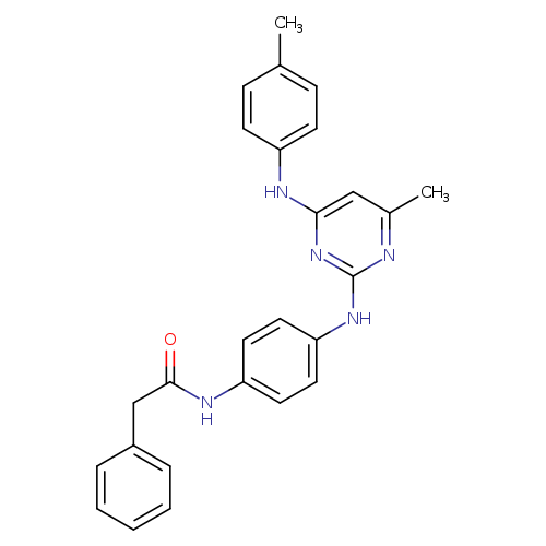 N-[4-({4-methyl-6-[(4-methylphenyl)amino]pyrimidin-2-yl}amino)phenyl]-2-phenylacetamide
