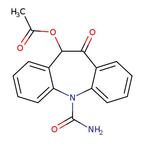 5H-Dibenz[b,f]azepine-5-carboxamide, 10-(acetyloxy)-10,11-dihydro-11-oxo-