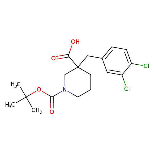 1-(tert-Butoxycarbonyl)-3-(3,4-dichlorobenzyl)piperidine-3-carboxylic acid