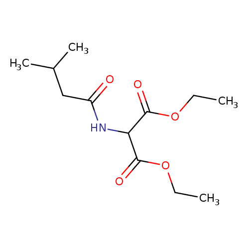 1,3-diethyl 2-(3-methylbutanamido)propanedioate
