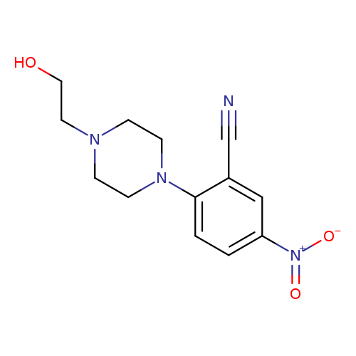 2-[4-(2-Hydroxyethyl)piperazin-1-yl]-5-nitrobenzonitrile