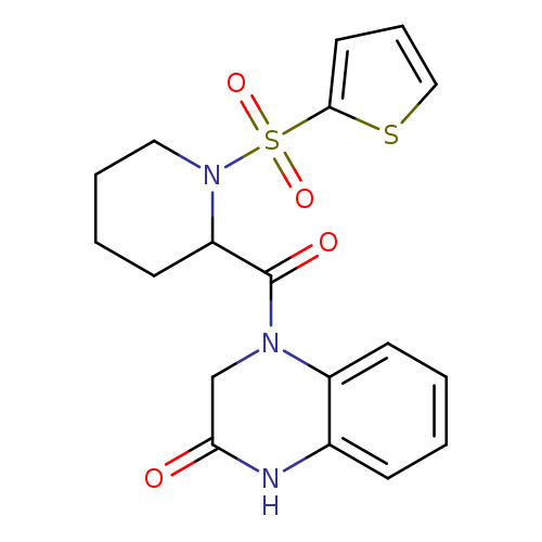 4-[1-(thiophene-2-sulfonyl)piperidine-2-carbonyl]-1,2,3,4-tetrahydroquinoxalin-2-one
