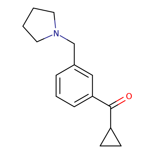 Cyclopropyl 3-(pyrrolidinomethyl)phenyl ketone