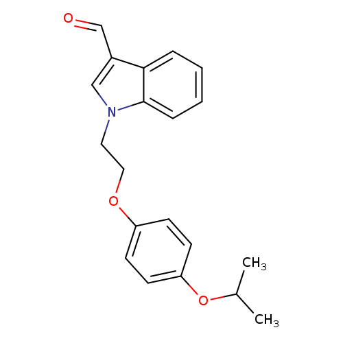 1-[2-(4-isopropoxyphenoxy)ethyl]-1H-indole-3-carbaldehyde
