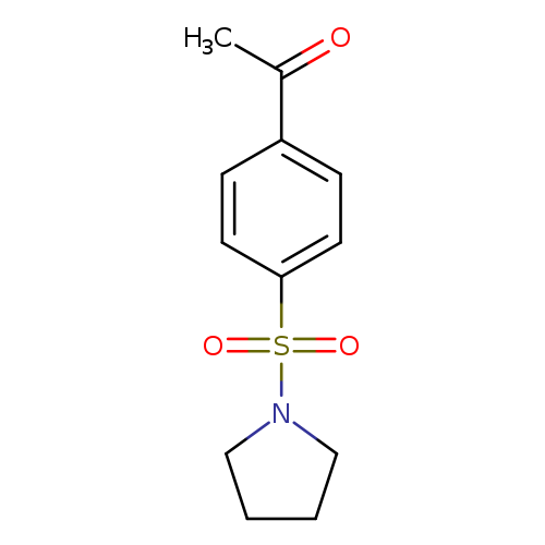 1-(4-(Pyrrolidin-1-ylsulfonyl)phenyl)ethanone