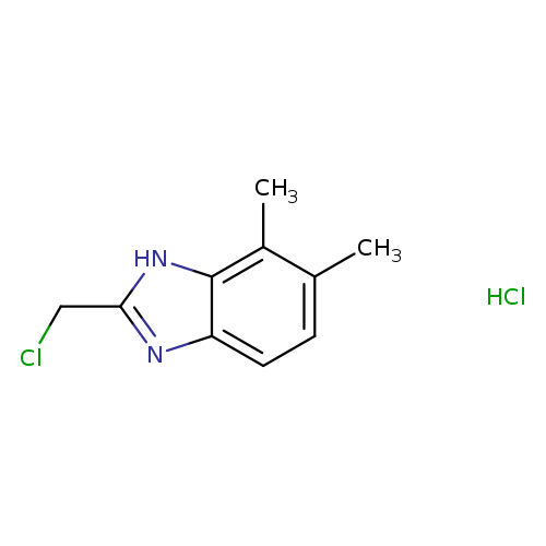 2-(chloromethyl)-6,7-dimethyl-1H-benzimidazole hydrochloride