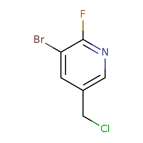 3-Bromo-5-(chloromethyl)-2-fluoropyridine