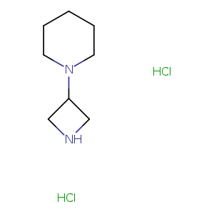 Piperidine, 1-(3-azetidinyl)-, hydrochloride (1:2)