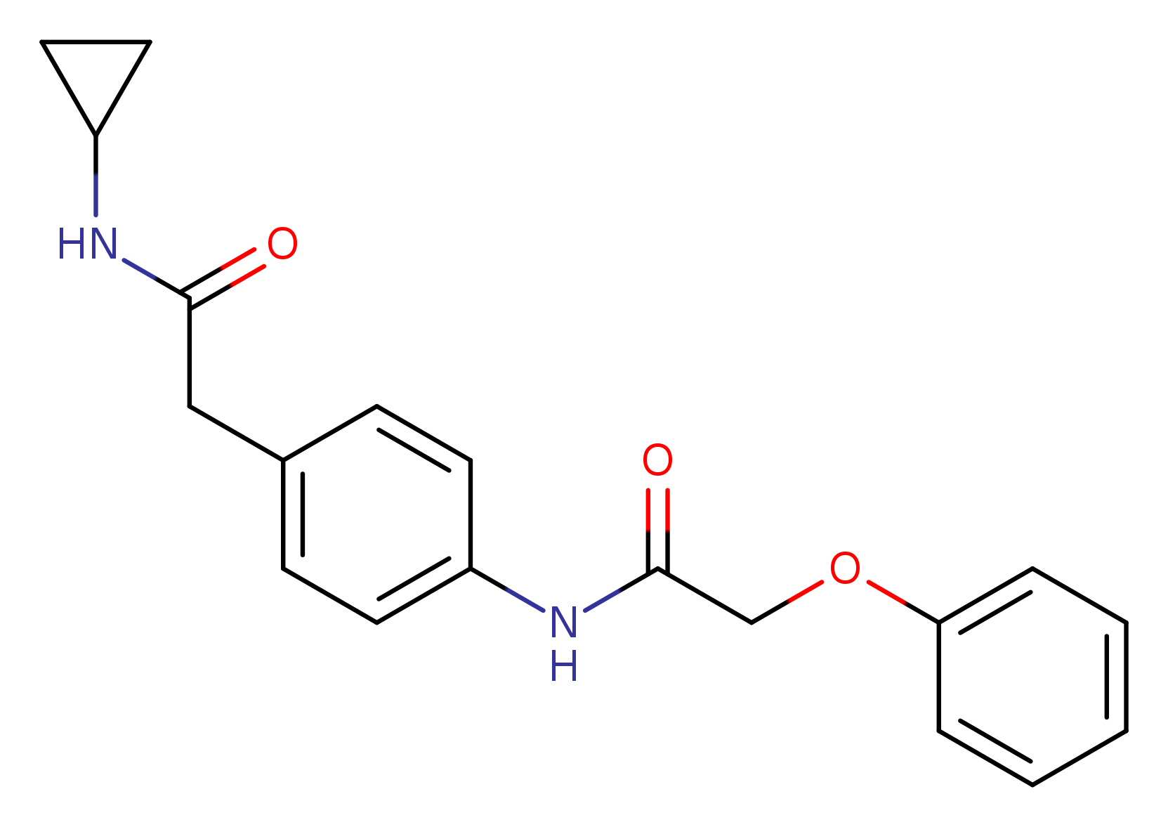 N-{4-[(cyclopropylcarbamoyl)methyl]phenyl}-2-phenoxyacetamide