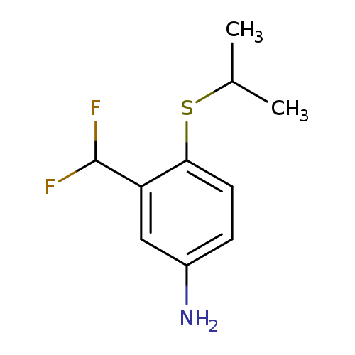 3-(Difluoromethyl)-4-(propan-2-ylsulfanyl)aniline