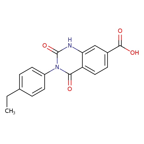 3-(4-ethylphenyl)-2,4-dioxo-1,2,3,4-tetrahydroquinazoline-7-carboxylic acid