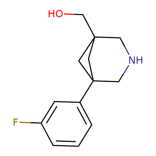 [5-(3-fluorophenyl)-3-azabicyclo[3.1.1]heptan-1-yl]methanol