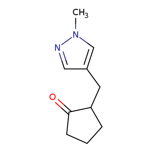 2-[(1-methyl-1h-pyrazol-4-yl)methyl]cyclopentan-1-one