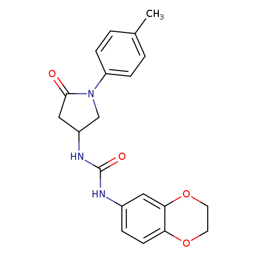 1-(2,3-dihydro-1,4-benzodioxin-6-yl)-3-[1-(4-methylphenyl)-5-oxopyrrolidin-3-yl]urea