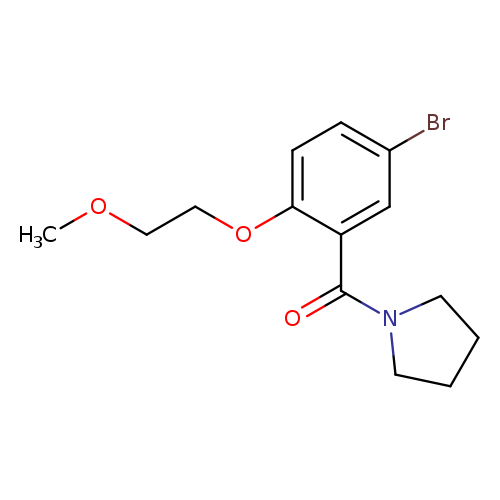[5-Bromo-2-(2-methoxy-ethoxy)-phenyl]-pyrrolidin-1-yl-methanone