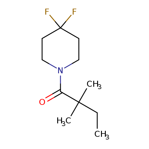 "1-(4,4-difluoropiperidin-1-yl)-2,2-dimethylbutan-1-one"