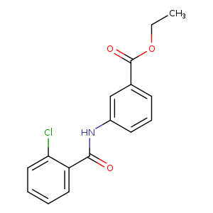 ethyl 3-[(2-chlorobenzoyl)amino]benzoate