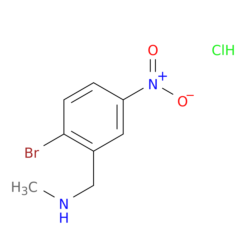 [(2-bromo-5-nitrophenyl)methyl](methyl)amine hydrochloride