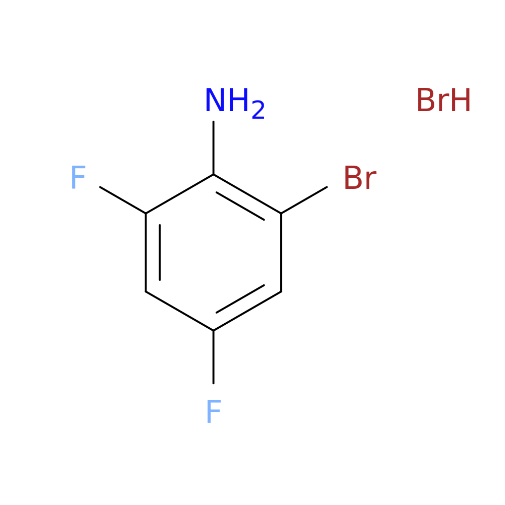 Benzenamine, 2-bromo-4,6-difluoro-, hydrobromide (1:1)