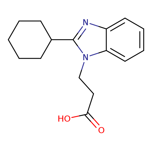 3-(2-Cyclohexyl-1H-benzo[d]imidazol-1-yl)propanoic acid