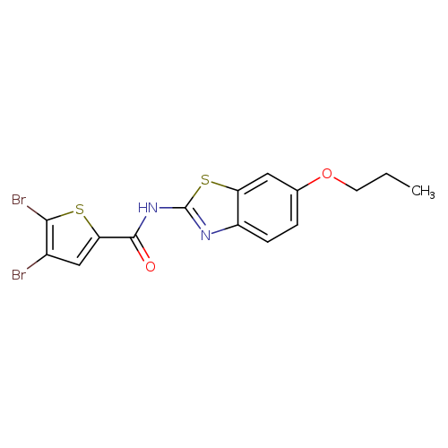 4,5-dibromo-N-(6-propoxy-1,3-benzothiazol-2-yl)-2-thiophenecarboxamide
