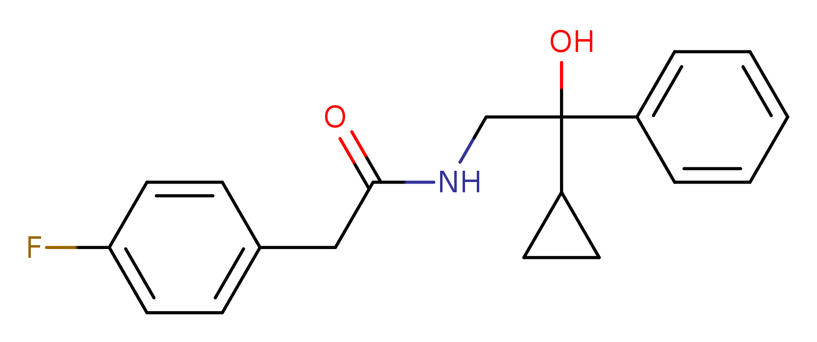 N-(2-cyclopropyl-2-hydroxy-2-phenylethyl)-2-(4-fluorophenyl)acetamide