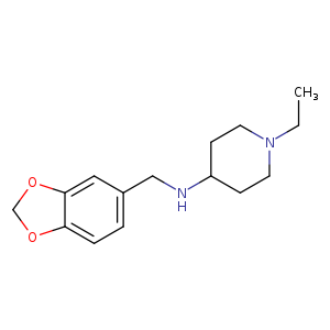 N-(1,3-Benzodioxol-5-ylmethyl)-1-ethylpiperidin-4-amine
