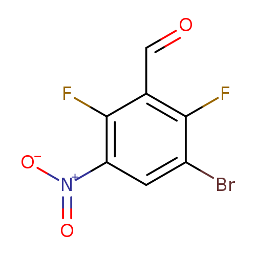 3-bromo-2,6-difluoro-5-nitrobenzaldehyde