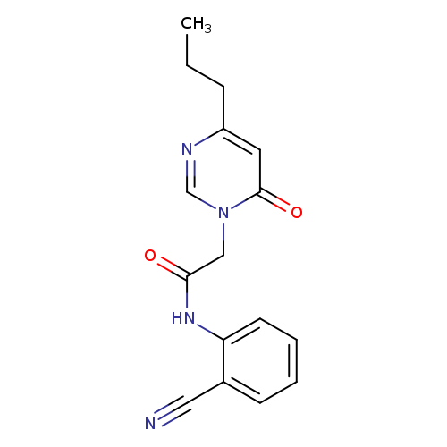 N-(2-cyanophenyl)-2-(6-oxo-4-propyl-1,6-dihydropyrimidin-1-yl)acetamide