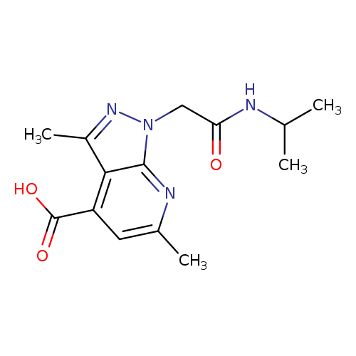 1-(2-(Isopropylamino)-2-oxoethyl)-3,6-dimethyl-1H-pyrazolo[3,4-b]pyridine-4-carboxylic acid