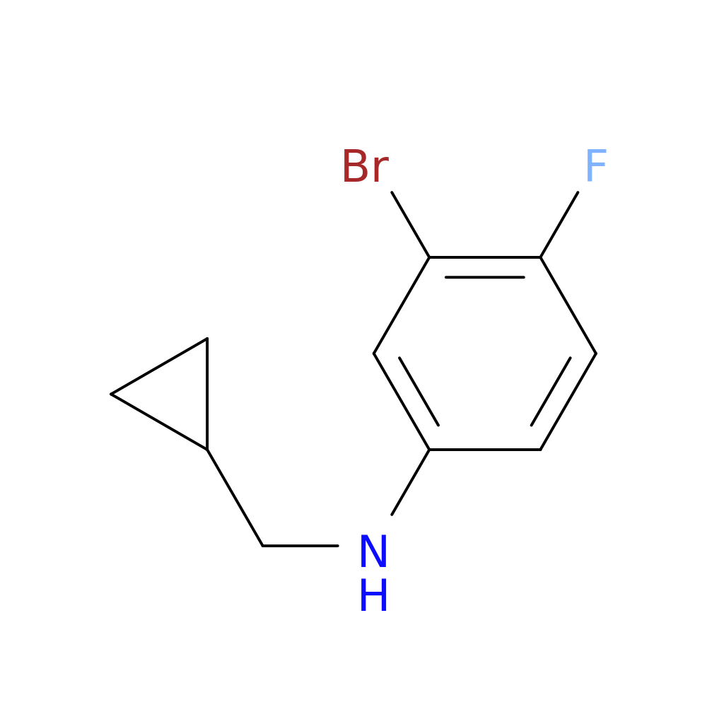 3-Bromo-n-(cyclopropylmethyl)-4-fluoroaniline