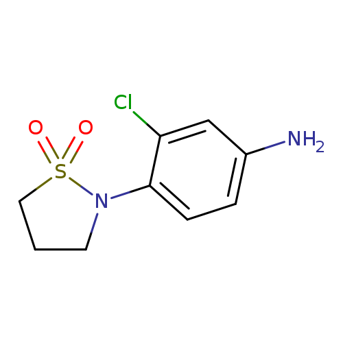 2-(4-amino-2-chlorophenyl)-1$l^{6},2-thiazolidine-1,1-dione