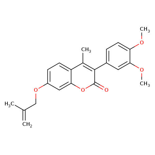 3-(3,4-dimethoxyphenyl)-4-methyl-7-[(2-methylprop-2-en-1-yl)oxy]-2H-chromen-2-one