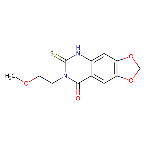 7-(2-Methoxy-ethyl)-6-thioxo-6,7-dihydro-5H-[1,3]dioxolo[4,5-g]quinazolin-8-one