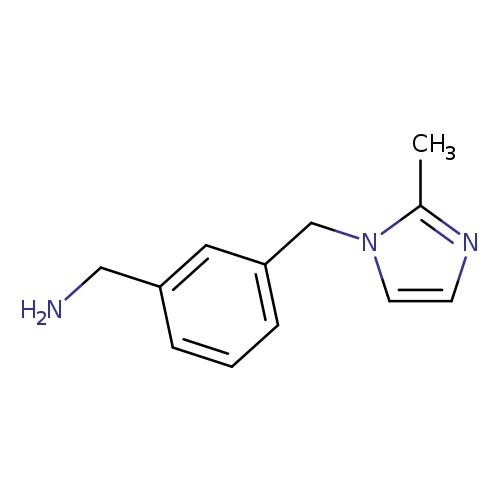{3-[(2-methyl-1H-imidazol-1-yl)methyl]phenyl}methanamine