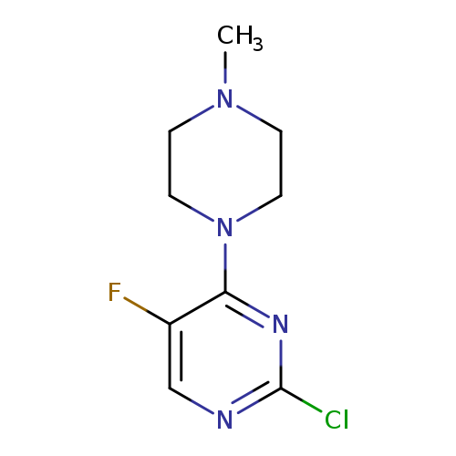2-Chloro-5-fluoro-4-(4-methylpiperazin-1-yl)pyrimidine