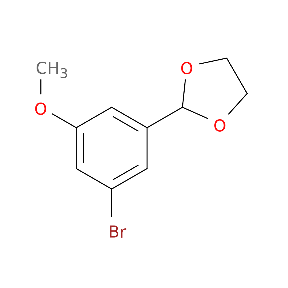 1,3-Dioxolane, 2-(3-bromo-5-methoxyphenyl)-