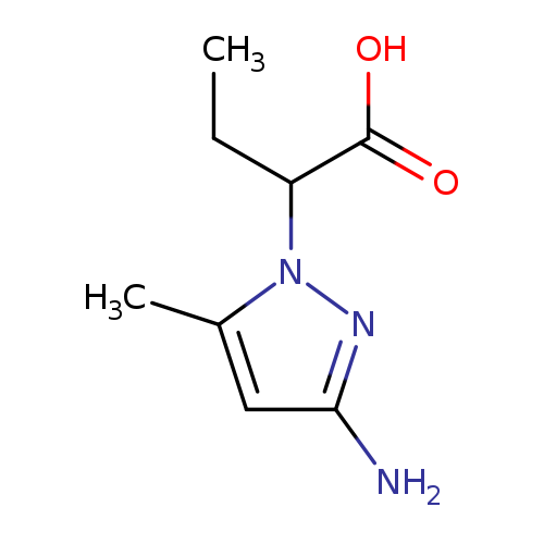 2-(3-Amino-5-methyl-1H-pyrazol-1-yl)butanoic acid