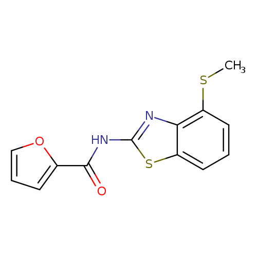 N-[4-(methylsulfanyl)-1,3-benzothiazol-2-yl]furan-2-carboxamide