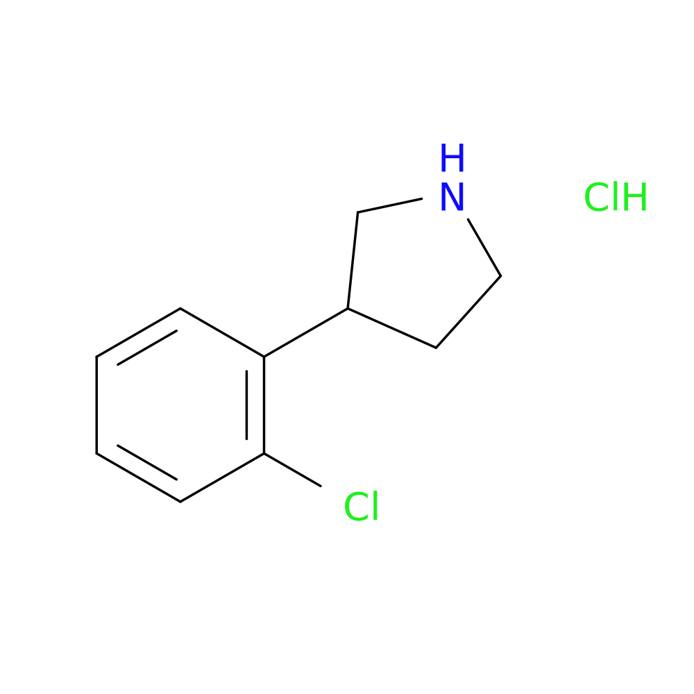 3-(2-chlorophenyl)pyrrolidine hydrochloride