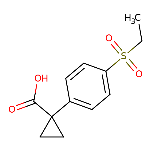 1-[4-(ethanesulfonyl)phenyl]cyclopropane-1-carboxylic acid