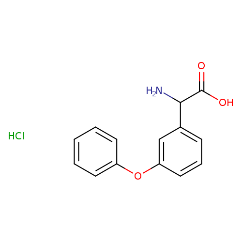 2-amino-2-(3-phenoxyphenyl)acetic acid hydrochloride