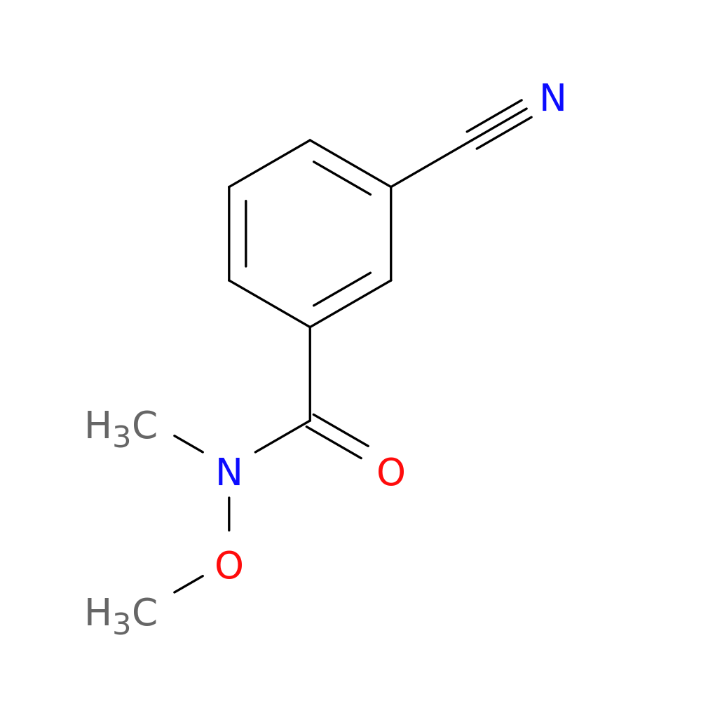 3-cyano-N-methoxy-N-methylbenzamide