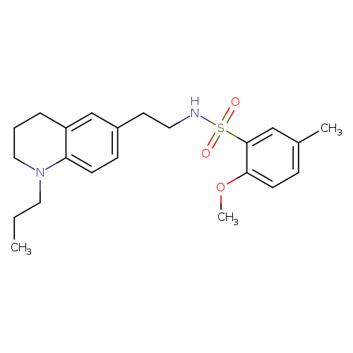 2-methoxy-5-methyl-N-[2-(1-propyl-1,2,3,4-tetrahydroquinolin-6-yl)ethyl]benzene-1-sulfonamide