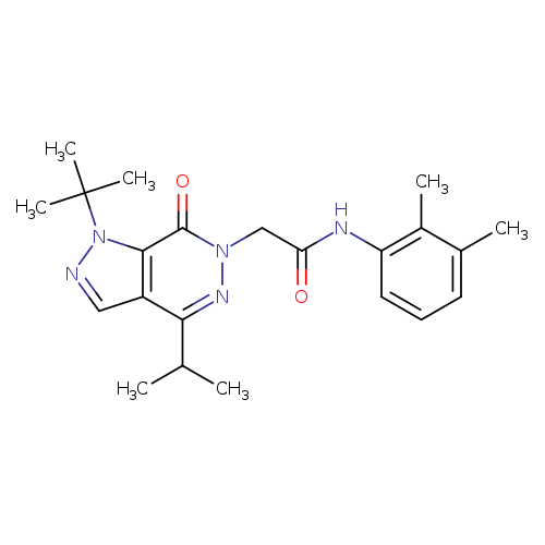 2-[1-tert-butyl-7-oxo-4-(propan-2-yl)-1H,6H,7H-pyrazolo[3,4-d]pyridazin-6-yl]-N-(2,3-dimethylphenyl)acetamide