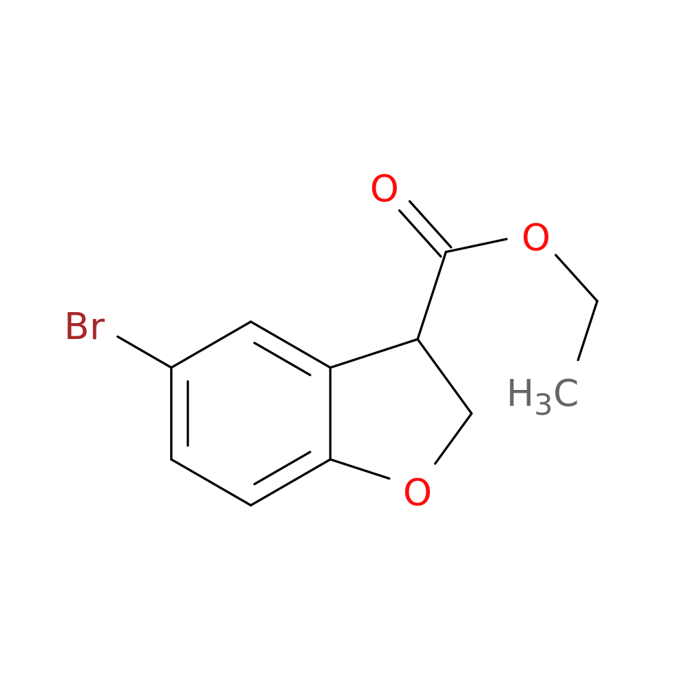 ethyl 5-bromo-2,3-dihydrobenzofuran-3-carboxylate