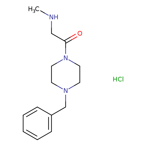 1-(4-benzylpiperazin-1-yl)-2-(methylamino)ethan-1-one hydrochloride