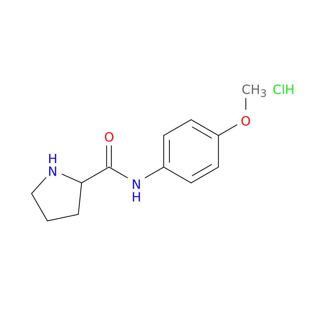 N-(4-Methoxyphenyl)pyrrolidine-2-carboxamide hydrochloride