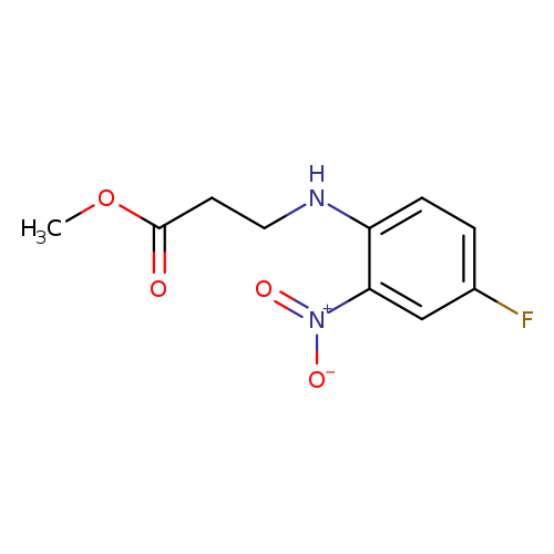 methyl 3-[(4-fluoro-2-nitrophenyl)amino]propanoate
